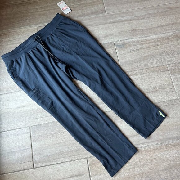 Barco One Dark Grey Ribbed Tapered Leg Pants – Women’s 3X (NWT) - Picture 1 of 6